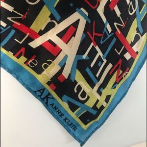 Anne Klein Silk Bandana Scarf